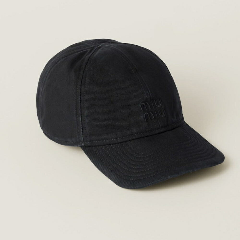 楽天市場】MIUMIU ミュウミュウ 5HC256 2DOQ コットン ベースボール