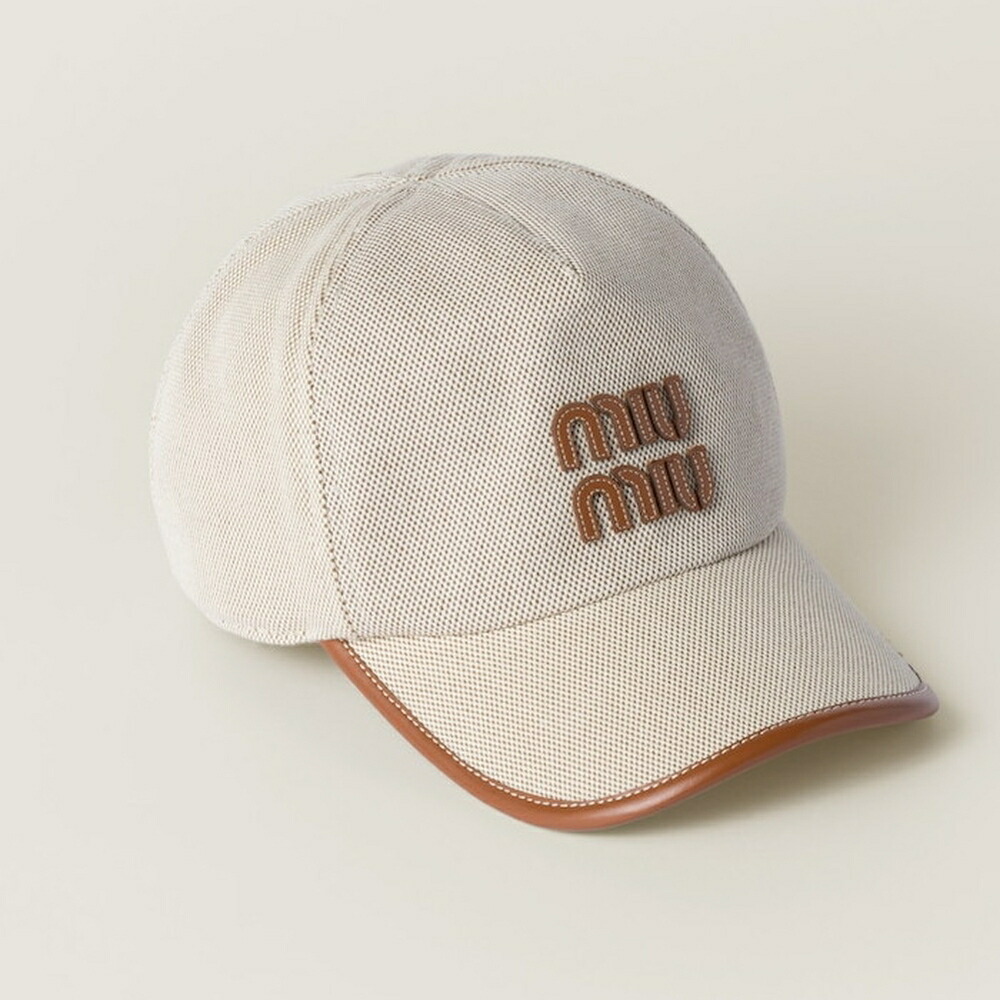 楽天市場】MIUMIU ミュウミュウ 5HC256 2DOQ コットン ベースボール