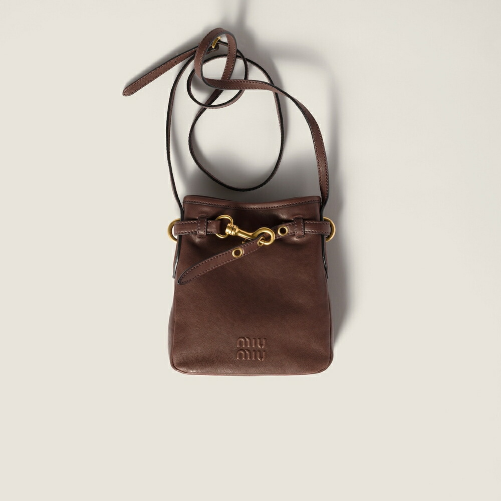 楽天市場】miu miuミュウミュウポーチ/MIUMIU レザー スタッズ iPhone