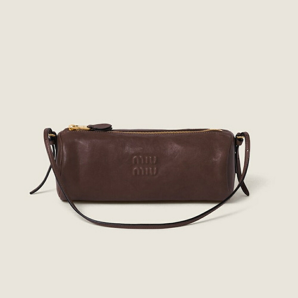 ミュウミュウ MIU MIU ナッパレザー 合財袋5NE851_AEFX_F0NBL【赤銅色 】【貨物輸送無料】【定まり品】