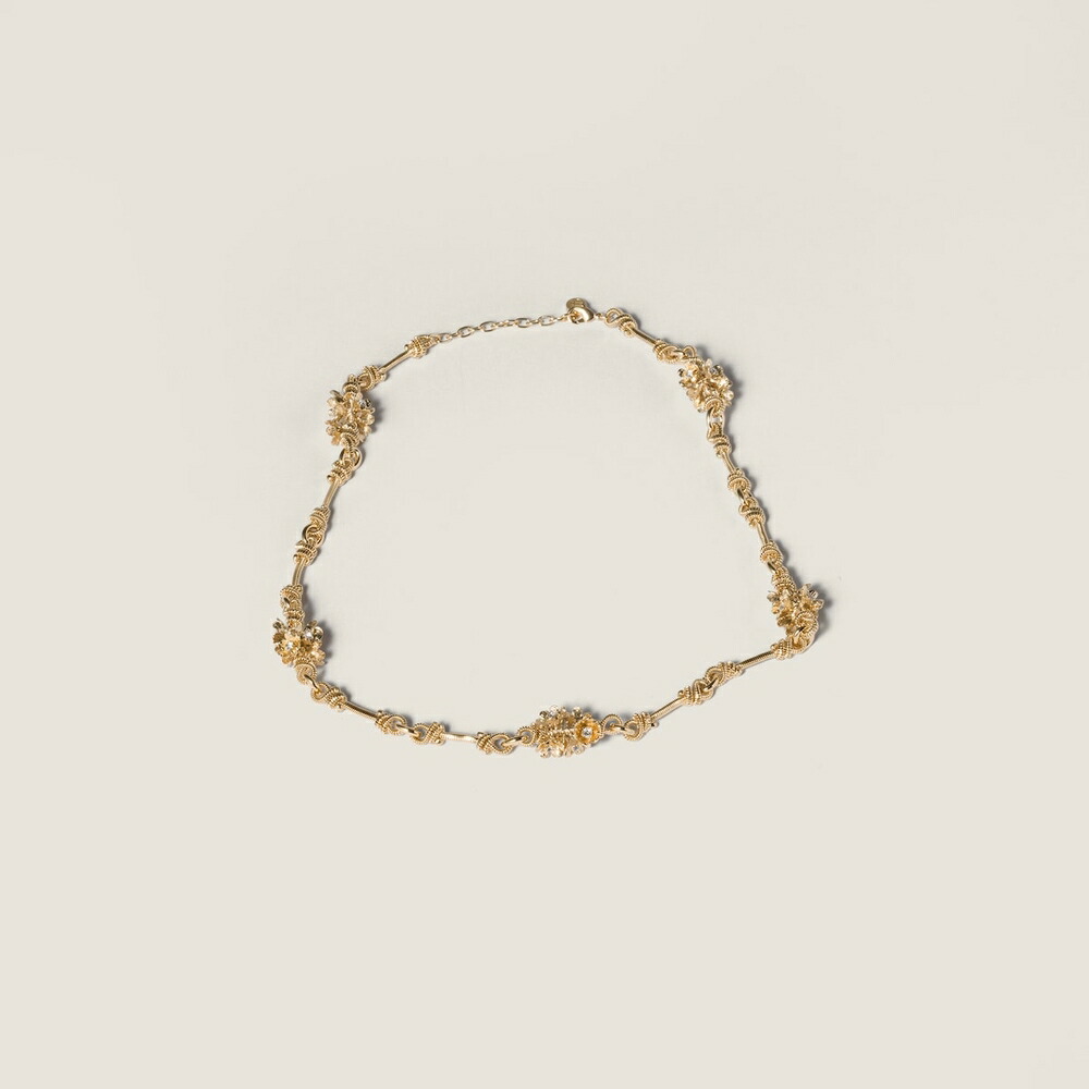 楽天市場】MIUMIU ミュウミュウ ネックレス 5IC058 2DNC レディース