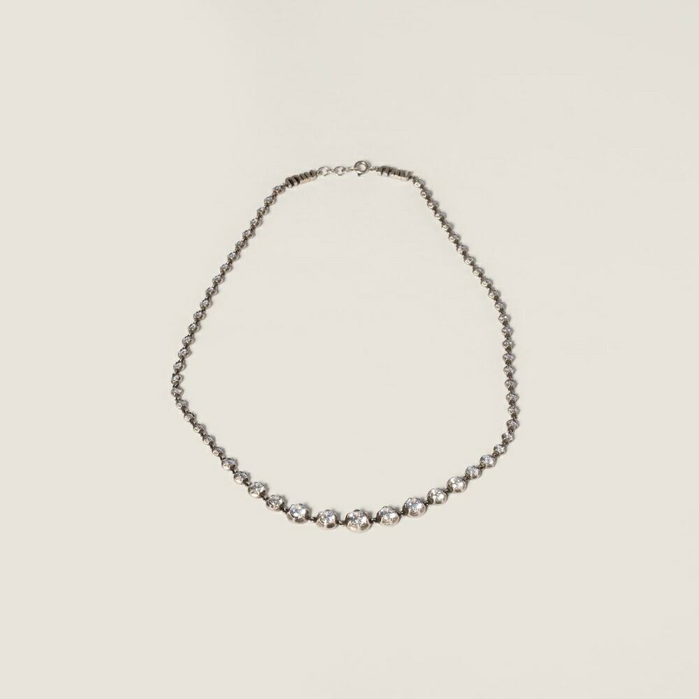 【美品、最終値下げ】MIU MIU メタルネックレス ブラック 楽天市場】ミュウミュウ MIU MIU メタル ネックレス【ブラック