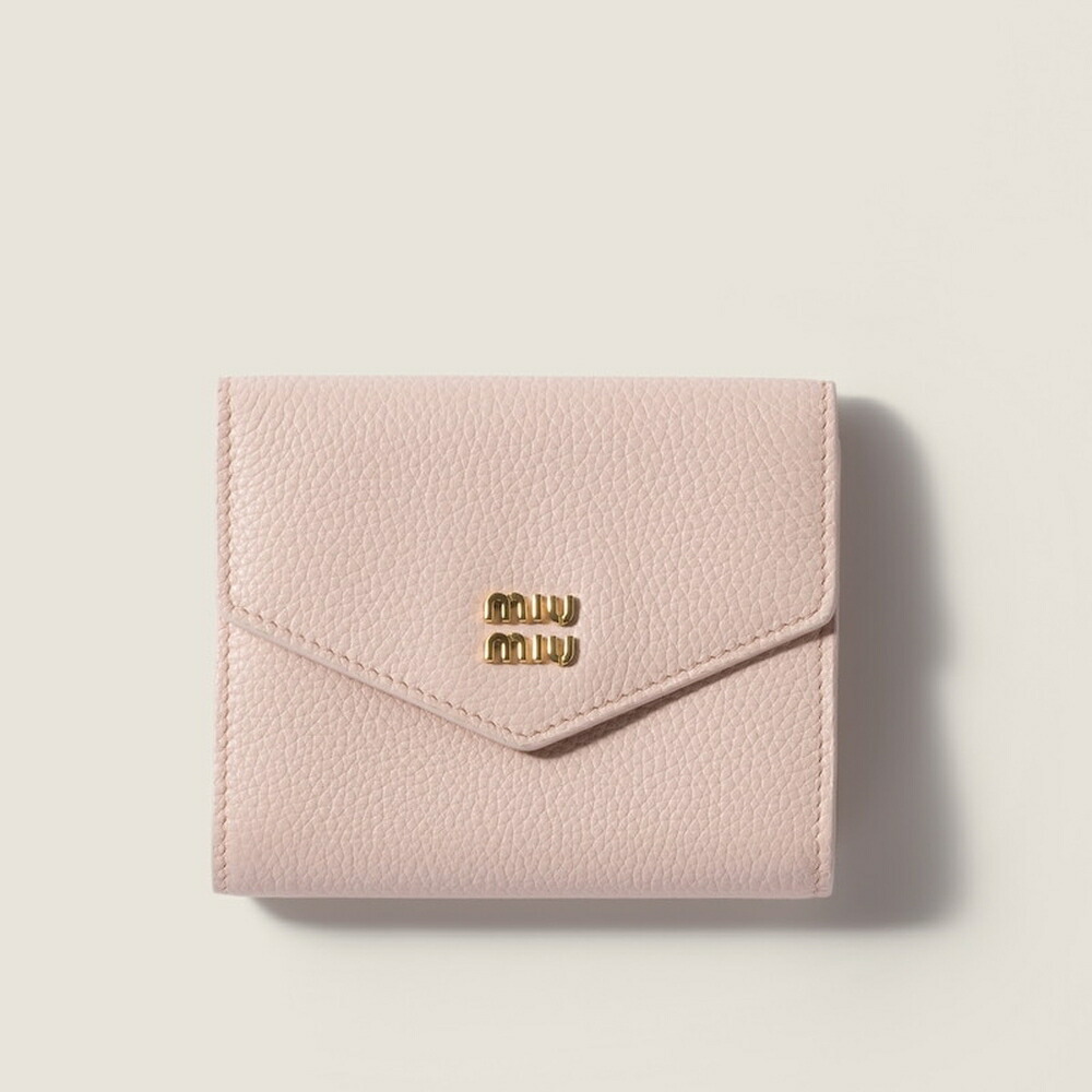 ミュウミュウ MIU MIU レザー 財布 5MH040_ADT7_F0LOZ【ジェム 】【送料無料】【正規品】