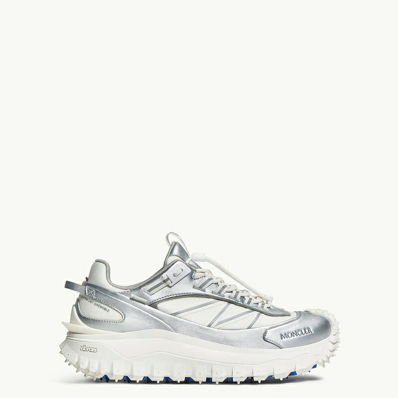 2025/26秋冬 MONCLER モンクレール メンズSNEAKER TRAILGRIP GTX IN PELLEスニーカー【argento 】【送料無料】【正規品】