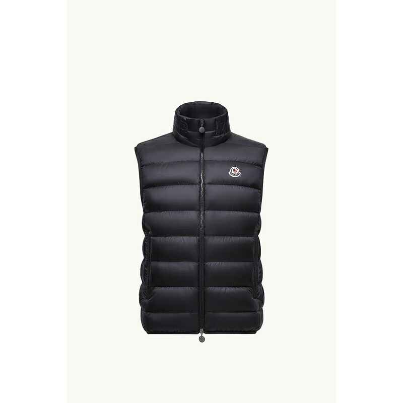 2025/26秋冬 MONCLER モンク軌跡 メンズGILET ROCOQUE IMBOTTITO IN PIUMA落ち込むより良い【nero 】【貨物輸送無料】【定まり品】