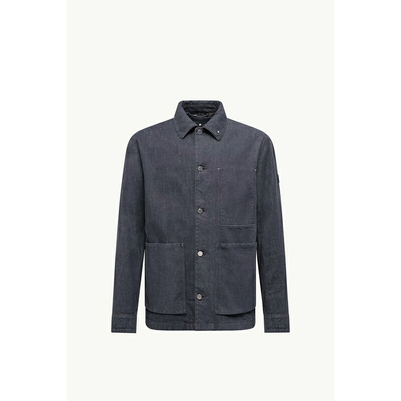 2025/26秋冬 MONCLER モンク軌跡 メンズGIACCA CAMICIA IMBOTTITA IN DENIM FORETS 3 IN 1上衣【blu denim 】【貨物輸送無料】【置き目品】