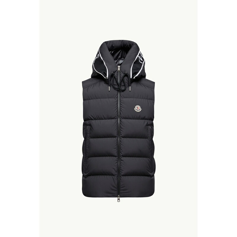 2025/26秋冬 MONCLER モンク軌跡 メンズGILET IMBOTTITO CARDAMINE CON CAPPUCCIO落ち込むより良い【nero 】【貨物輸送無料】【定まり品】
