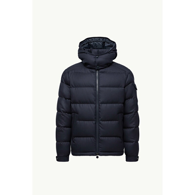 2025/26秋冬 MONCLER モンク軌跡 メンズPIUMINO CORTO IN FLANELLA DI LANA CON CAPPUCCIO MONTGENEVRE落ち込む上衣【blu navy 】【貨物輸送無料】【置き目品】