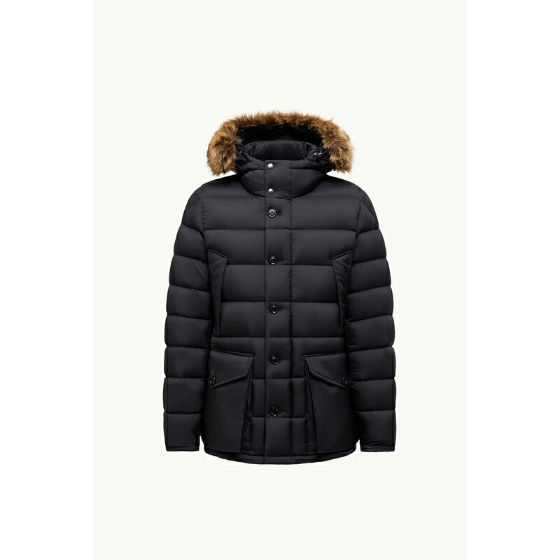 2025/26秋冬 MONCLER モンク軌跡 メンズPIUMINO midi CLUNYE CON CAPPUCCIO落ち込む上衣【nero 】【貨物輸送無料】【置き目品】