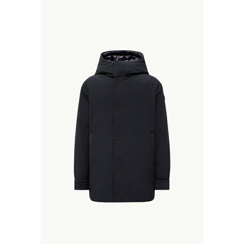 2025/26秋冬 MONCLER モンク軌跡 メンズPIUMINO CORTO FOWEY REVERSIBILE CON CAPPUCCIO落ち込む上衣【blu navy 】【貨物輸送無料】【置き目品】