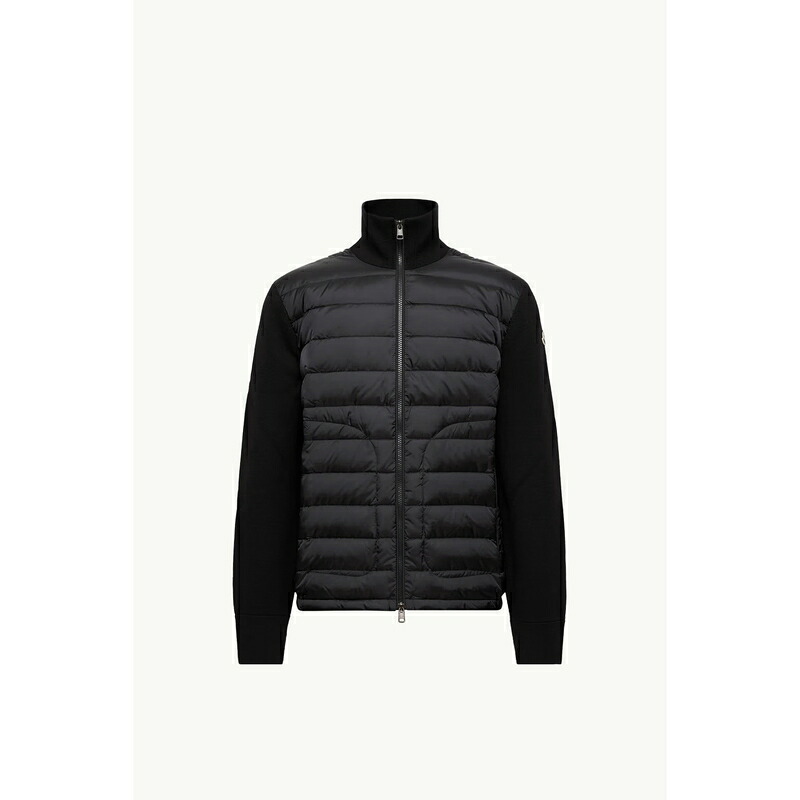 2025/26秋冬 MONCLER モンクレール メンズCARDIGAN IMBOTTITO CON ZIPジャケット【nero 】【送料無料】【正規品】
