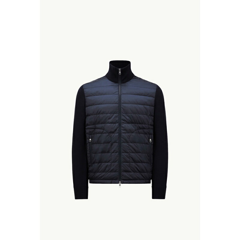 2025/26秋冬 MONCLER モンクレール メンズCARDIGAN IMBOTTITO CON ZIPジャケット【blu navy 】【送料無料】【正規品】