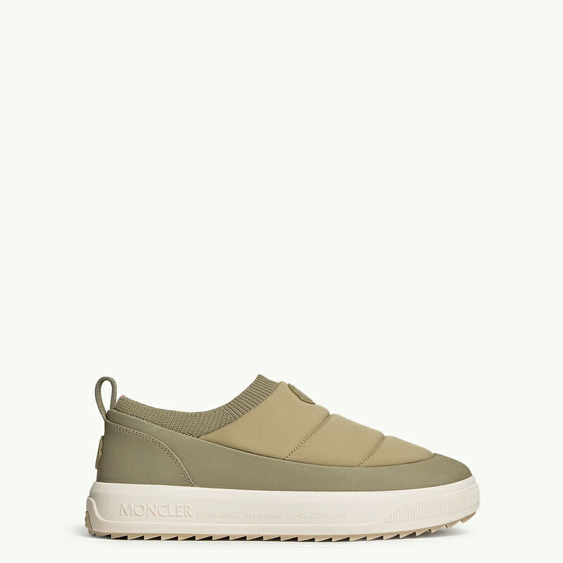 2025/26秋冬 MONCLER モンク軌跡 メンズSNEAKER SLIP-ON MONCLER ALTIVEスニーカー【verde salvia 】【貨物輸送無料】【定め事品】