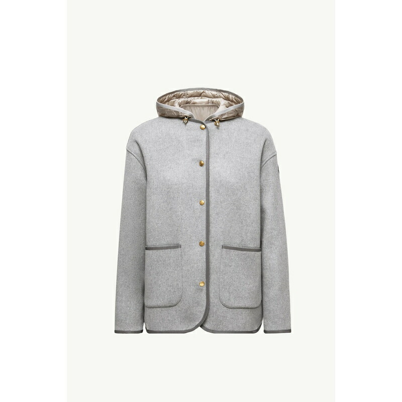 2025/26秋冬 MONCLER モンク軌跡 レディースPIUMINO 3-IN-1 REPOSSE IN LANA E CASHMERE上衣【grigio 】【貨物輸送無料】【置き目品】