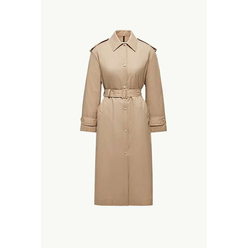 2025/26秋冬 MONCLER モンク軌跡 レディースTRENCH IMBOTTITO YEVREトレンチコート【beige 】【貨物輸送無料】【置き目品】