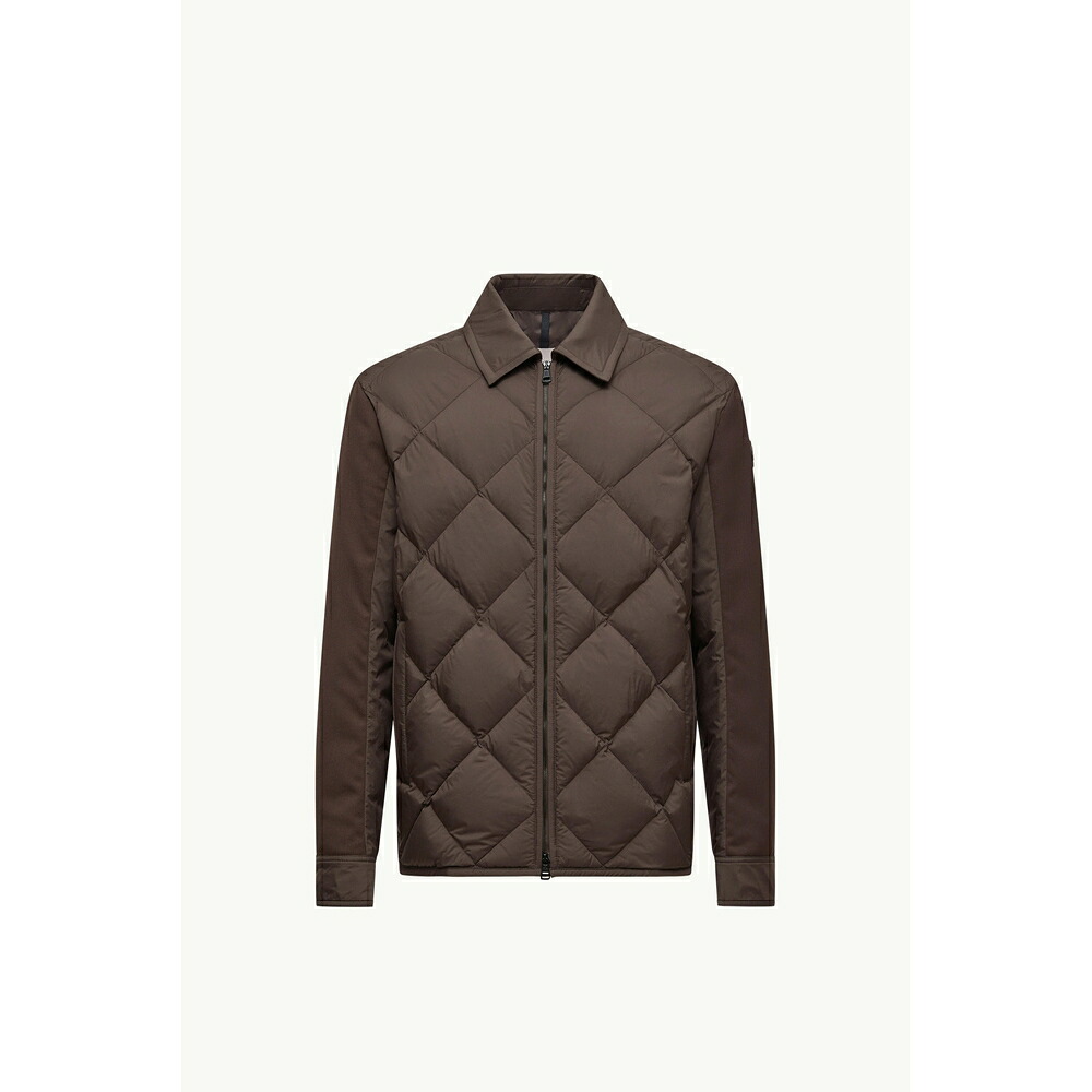2025/26秋冬 MONCLER モンク軌跡 メンズAIGUILLE DIAMOND QUILTED SHACKET上衣【Marrone 】【貨物輸送無料】【置き目品】