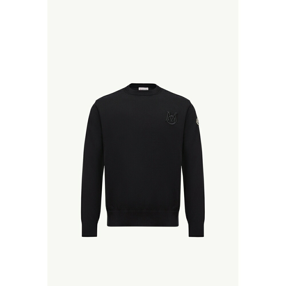 楽天市場】41 MONCLER モンクレール 9C00030 M1900 ブラック ニット