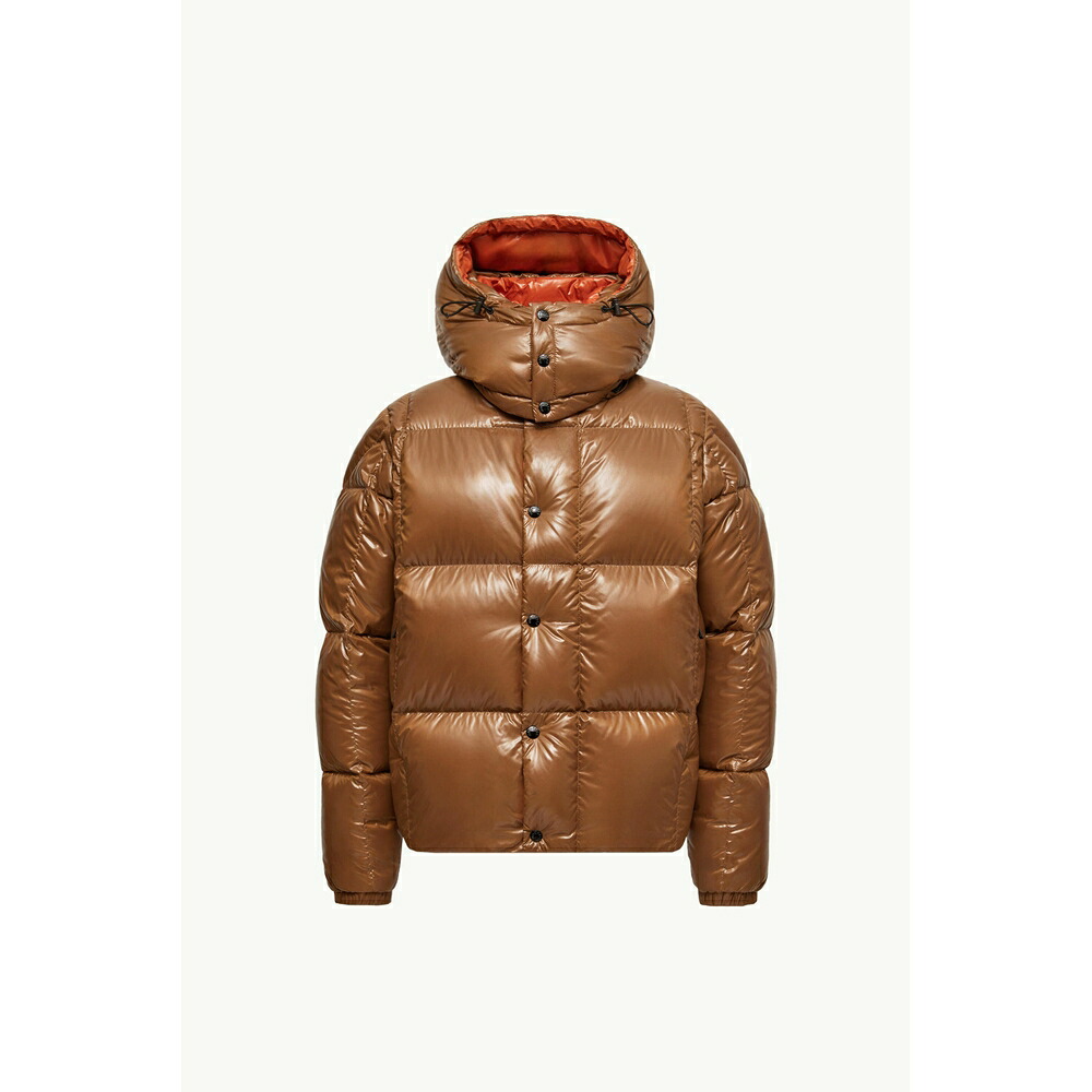 2025/26秋冬 MONCLER モンク軌跡 メンズPARANA SHORT HOODED DOWN JACKET落ち込む上衣【Marrone Chiaro 】【貨物輸送無料】【置き目品】