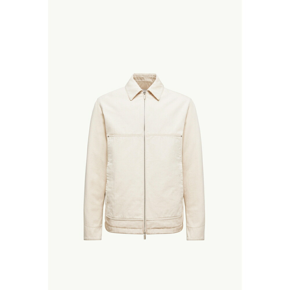 2025/26秋冬 MONCLER モンクレール メンズORMOY PADDED DENIM SHIRT JACKETジャケット【Bianco Avorio 】【送料無料】【正規品】