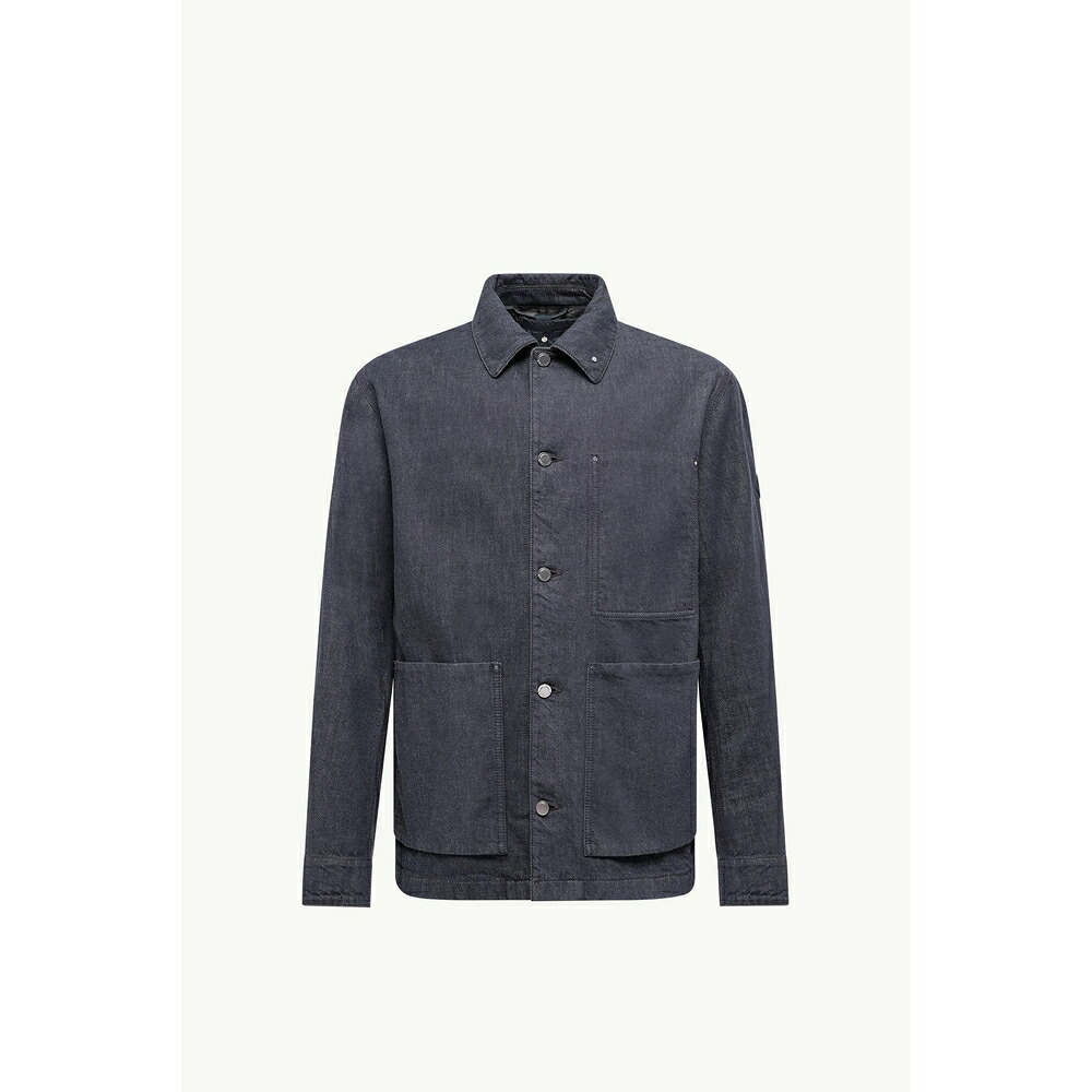 2025/26秋冬 MONCLER モンク軌跡 メンズFORETS 3-IN-1 PADDED DENIM SHIRT JACKET上衣【Blu Denim 】【貨物輸送無料】【置き目品】