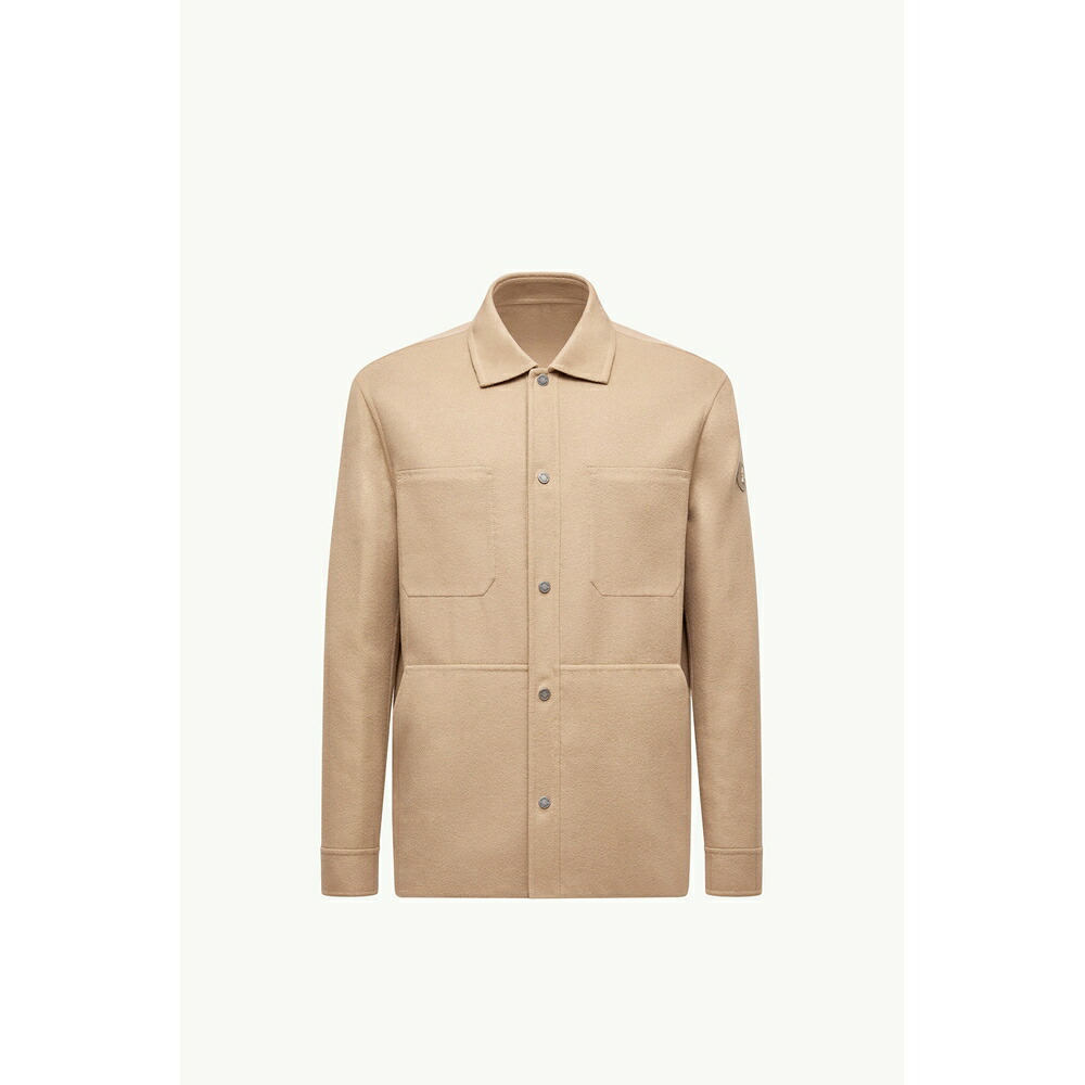 2025/26秋冬 MONCLER モンク軌跡 メンズTAGNIT REVERSIBLE WOOL SHACKET上衣【Marrone 】【貨物輸送無料】【置き目品】