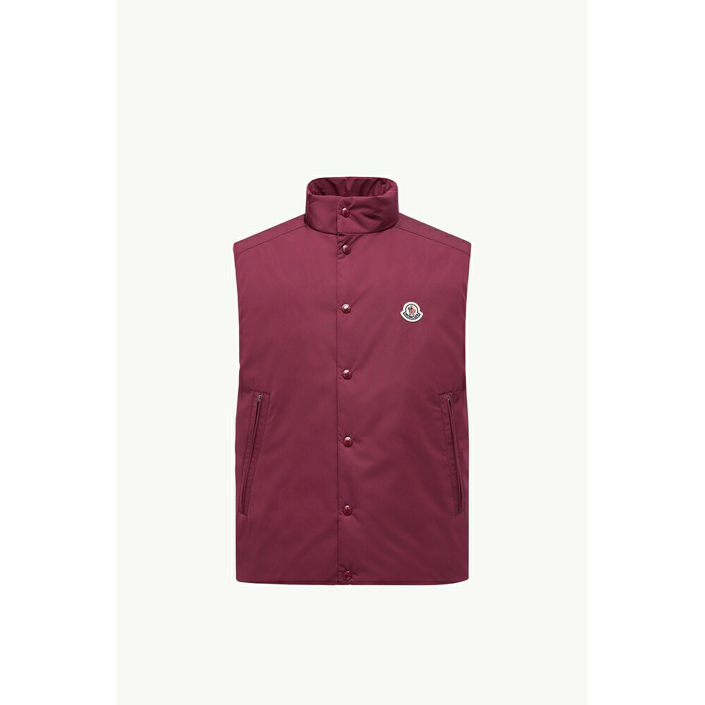 2025/26秋冬 MONCLER モンク軌跡 メンズSHORT PILAT DOWN PADDED VEST落ちこむより良い【Bordeaux 】【貨物輸送無料】【定め事品】