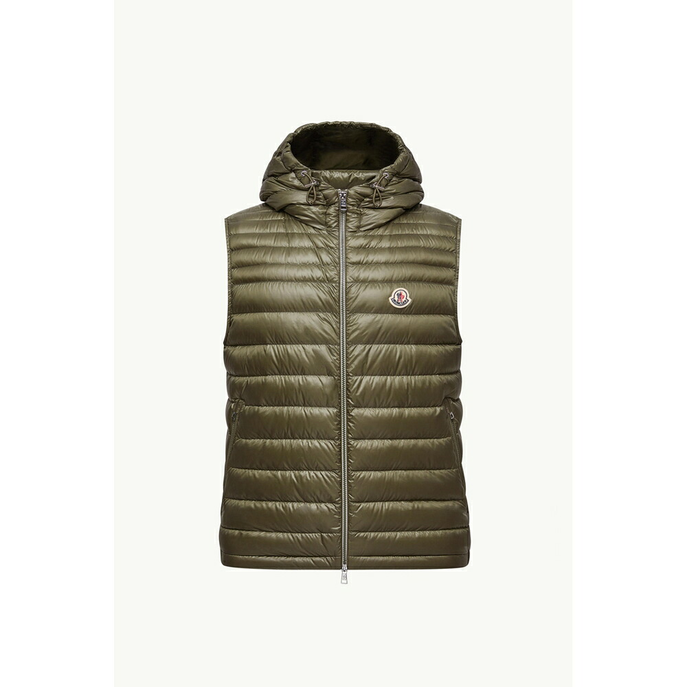 2025/26秋冬 MONCLER モンク軌跡 メンズORANT DOWN QUILTED VEST WITH HOOD落ちこむより良い【Verde Oliva 】【貨物輸送無料】【定め事品】