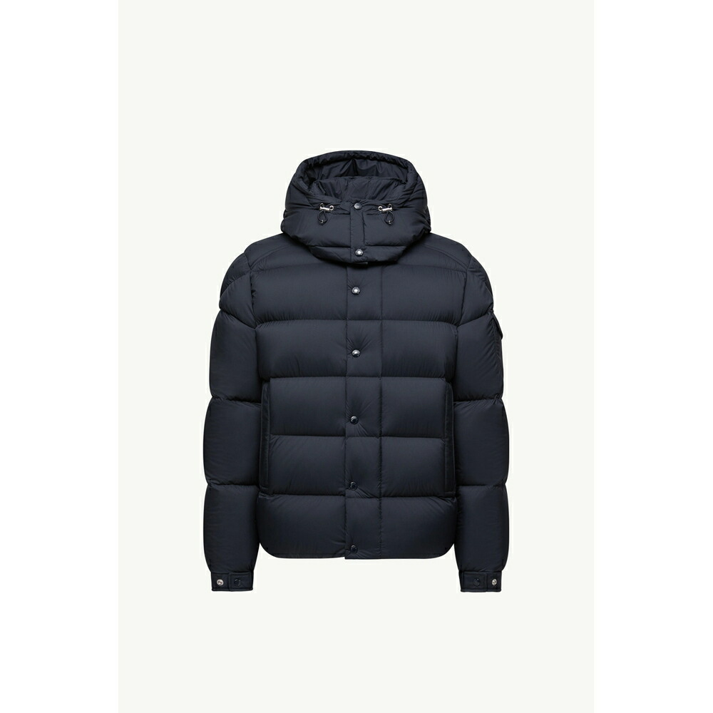 2025/26秋冬 MONCLER モンク軌跡 メンズMAYA 70 SHORT HOODED DOWN JACKET落ち込む上衣【Blu Notte 】【貨物輸送無料】【置き目品】