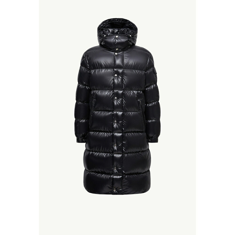 2025/26秋冬 MONCLER モンク軌跡 メンズHANOVERIAN LONG DOWN JACKET WITH HOOD落ち込む上衣【Nero 】【貨物輸送無料】【置き目品】