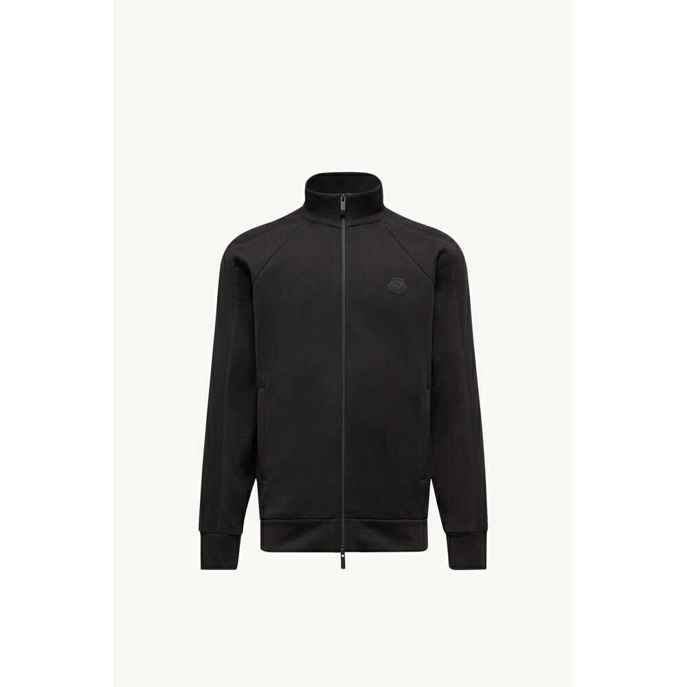 2025/26秋冬 MONCLER モンク軌跡 メンズZIP-UP COTTON SWEATSHIRT汗水【Nero 】【貨物輸送無料】【定め事品】