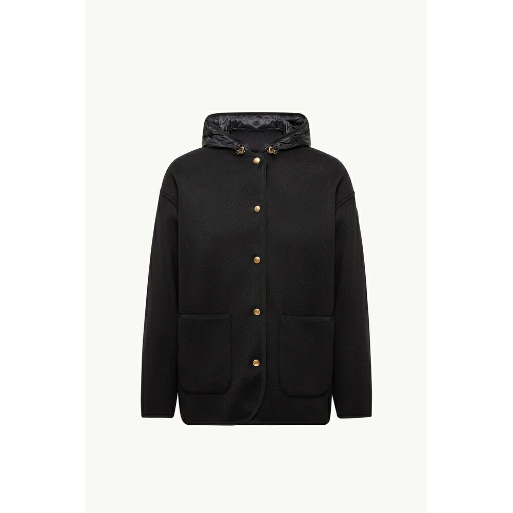 2025/26秋冬 MONCLER モンク軌跡 レディースREPOSSE 3-IN-1 WOOL AND CASHMERE DOWN JACKET落ち込む上衣【Nero 】【貨物輸送無料】【置き目品】