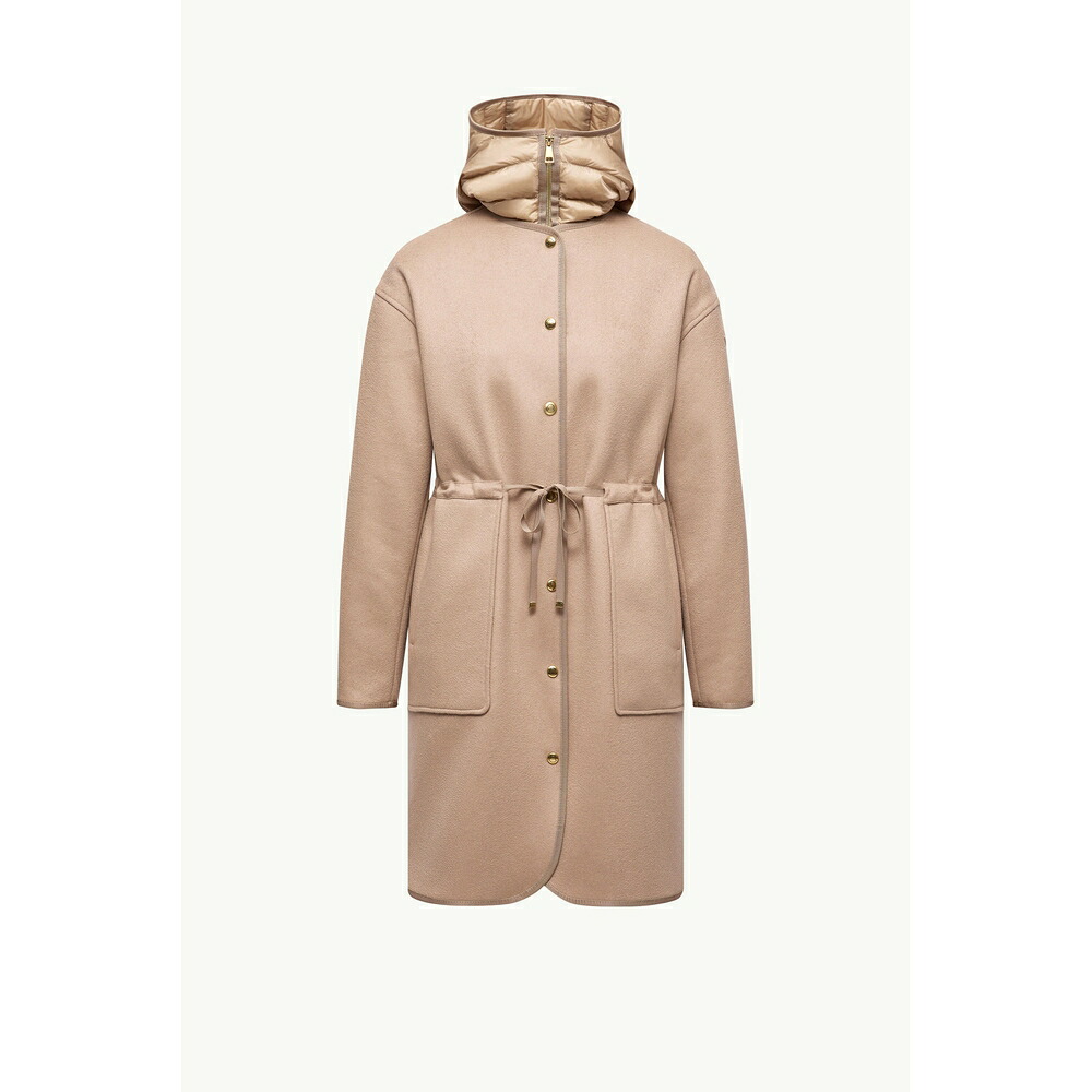 2025/26秋冬 MONCLER モンク軌跡 レディースBONREPOSSE 3-IN-1 WOOL AND CASHMERE DOWN JACKET落ち込む上衣【Beige Chiaro 】【貨物輸送無料】【置き目品】