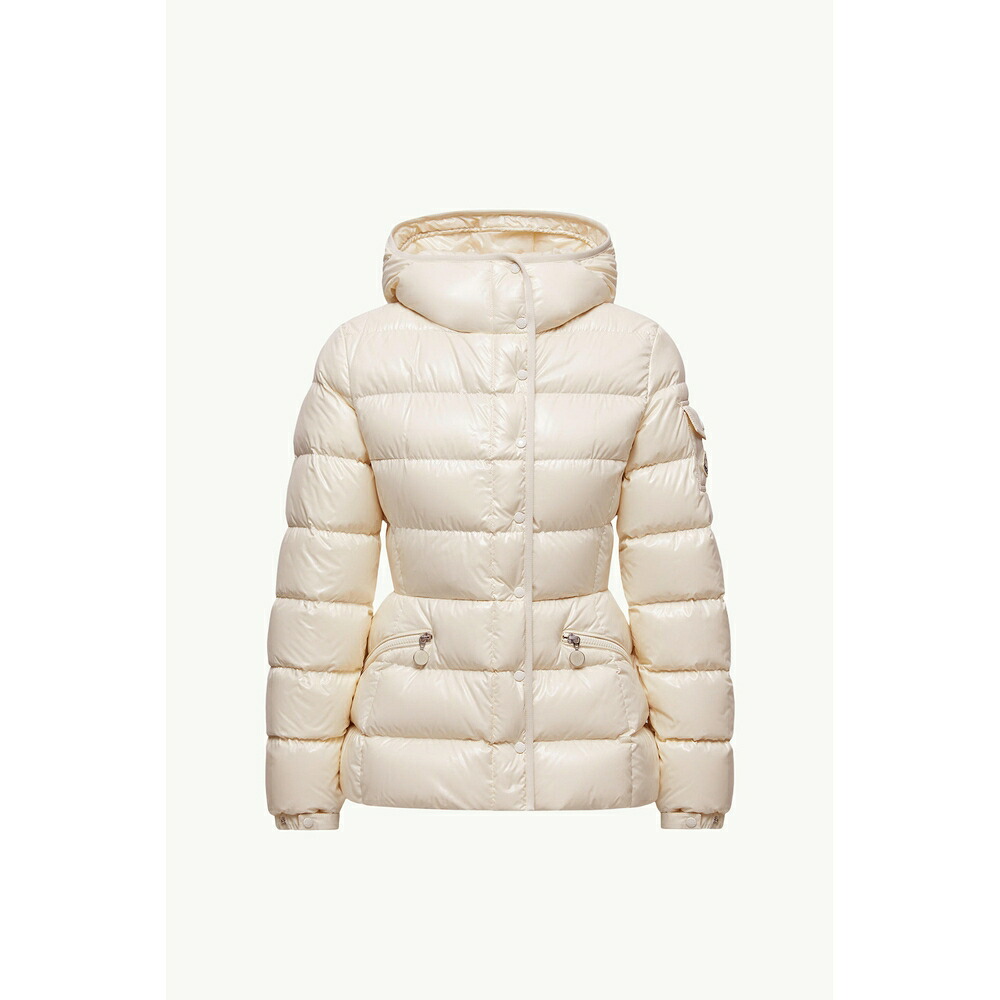 2025/26秋冬 MONCLER モンク軌跡 レディースBARANTE SHORT DOWN JACKET WITH HOOD落ち込む上衣【Bianco Avorio 】【貨物輸送無料】【置き目品】
