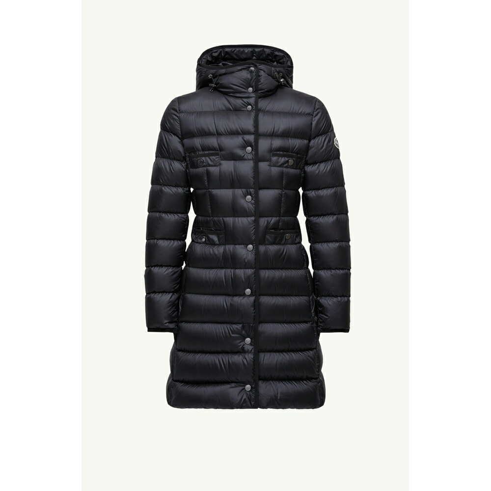 2025/26秋冬 MONCLER モンク軌跡 レディースHIRMA LONG DOWN JACKET WITH HOOD落ち込む上衣【Nero 】【貨物輸送無料】【置き目品】