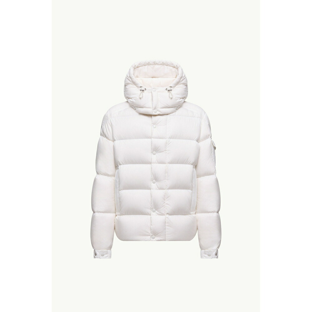 2025/26秋冬 MONCLER モンク軌跡 メンズMAYA 70 SHORT DOWN JACKET WITH HOOD落ち込む上衣【Bianco 】【貨物輸送無料】【置き目品】