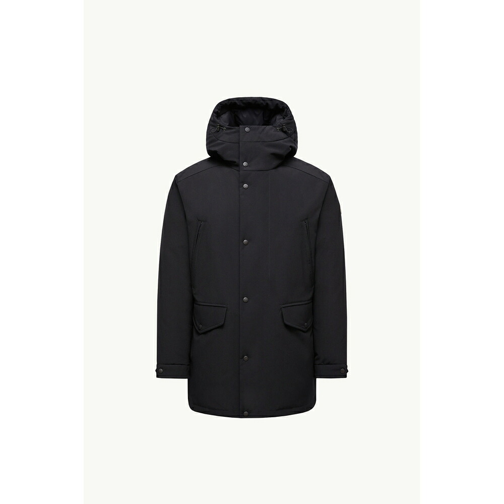 2025/26秋冬 MONCLER モンク線路 メンズLIVRADOIS HOODED midi DOWN JACKET落ちこむ上衣【Nero 】【貨物輸送無料】【置き目品】