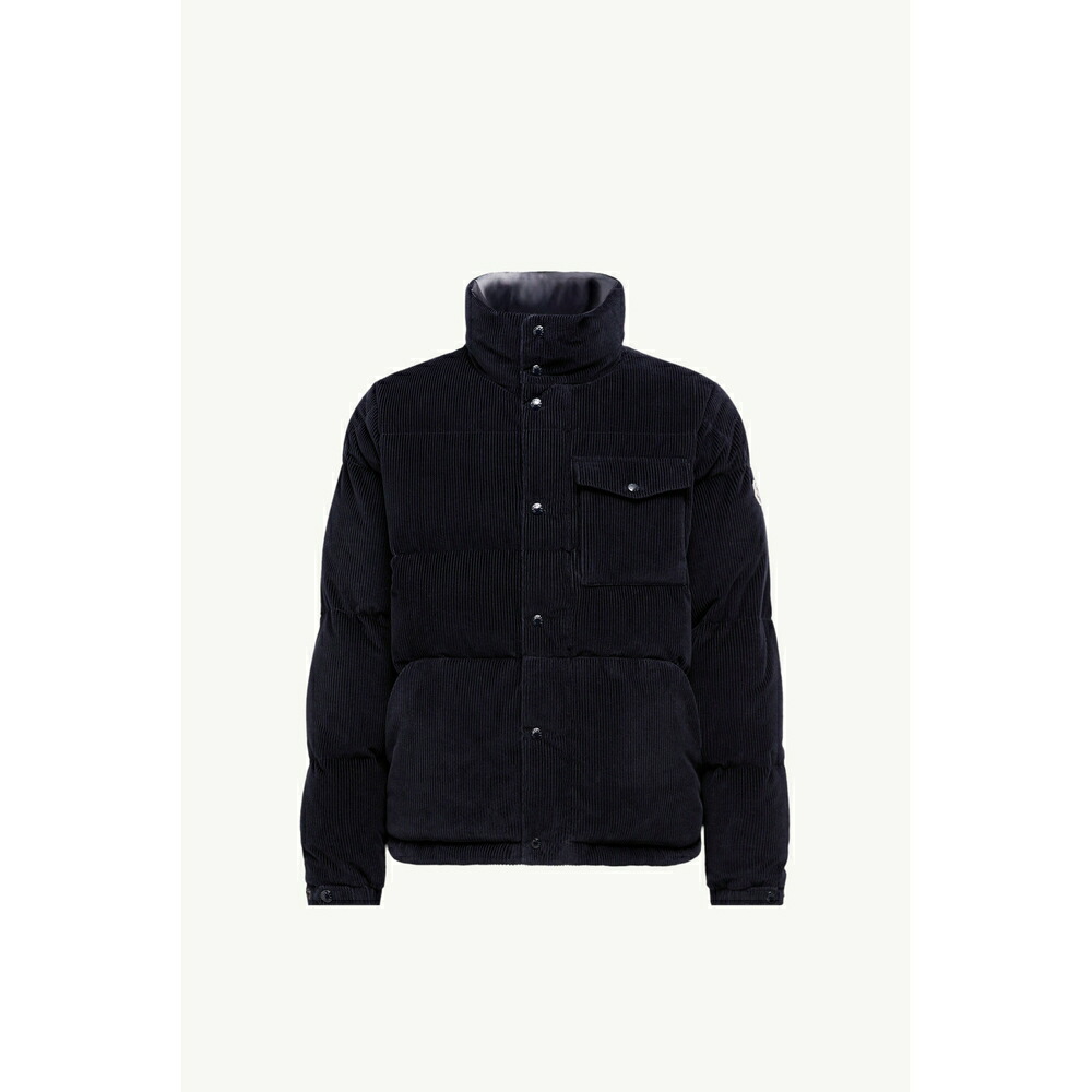 2025/26秋冬 MONCLER モンク軌跡 メンズSERRANT VELVET DOWN JACKET落ち込む上衣【Blu Navy 】【貨物輸送無料】【置き目品】