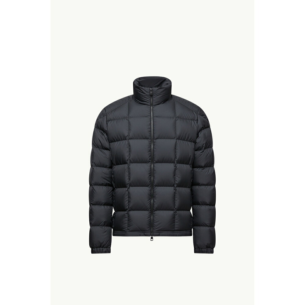 2025/26秋冬 MONCLER モンクレール メンズEGLISE HOODED DOWN JACKET WITH CHECKED QUILTINGダウンジャケット【Nero 】【送料無料】【正規品】