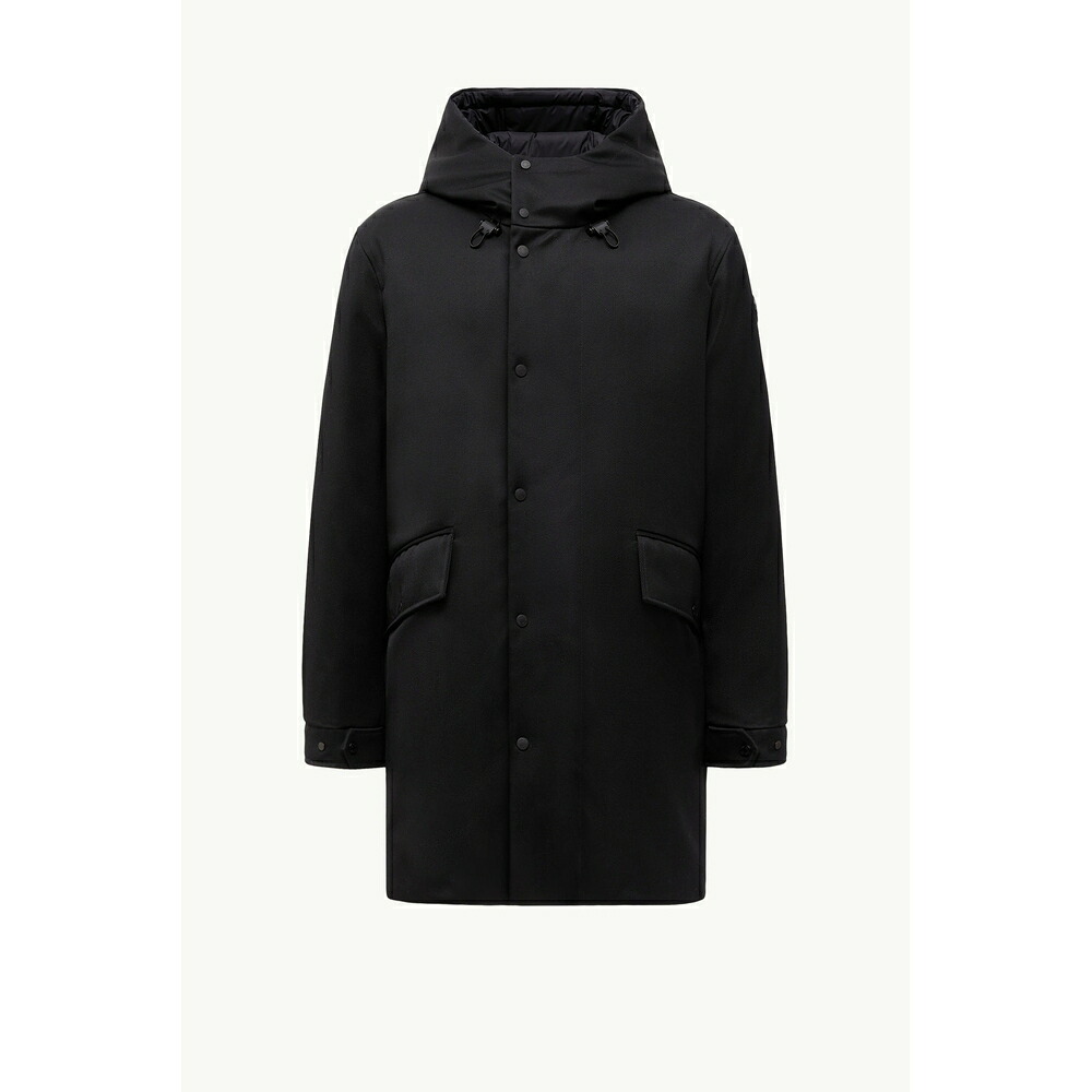 2025/26秋冬 MONCLER モンクレール メンズMERRI REVERSIBLE WOOL DOWN JACKET WITH HOODダウンジャケット【Nero 】【送料無料】【正規品】