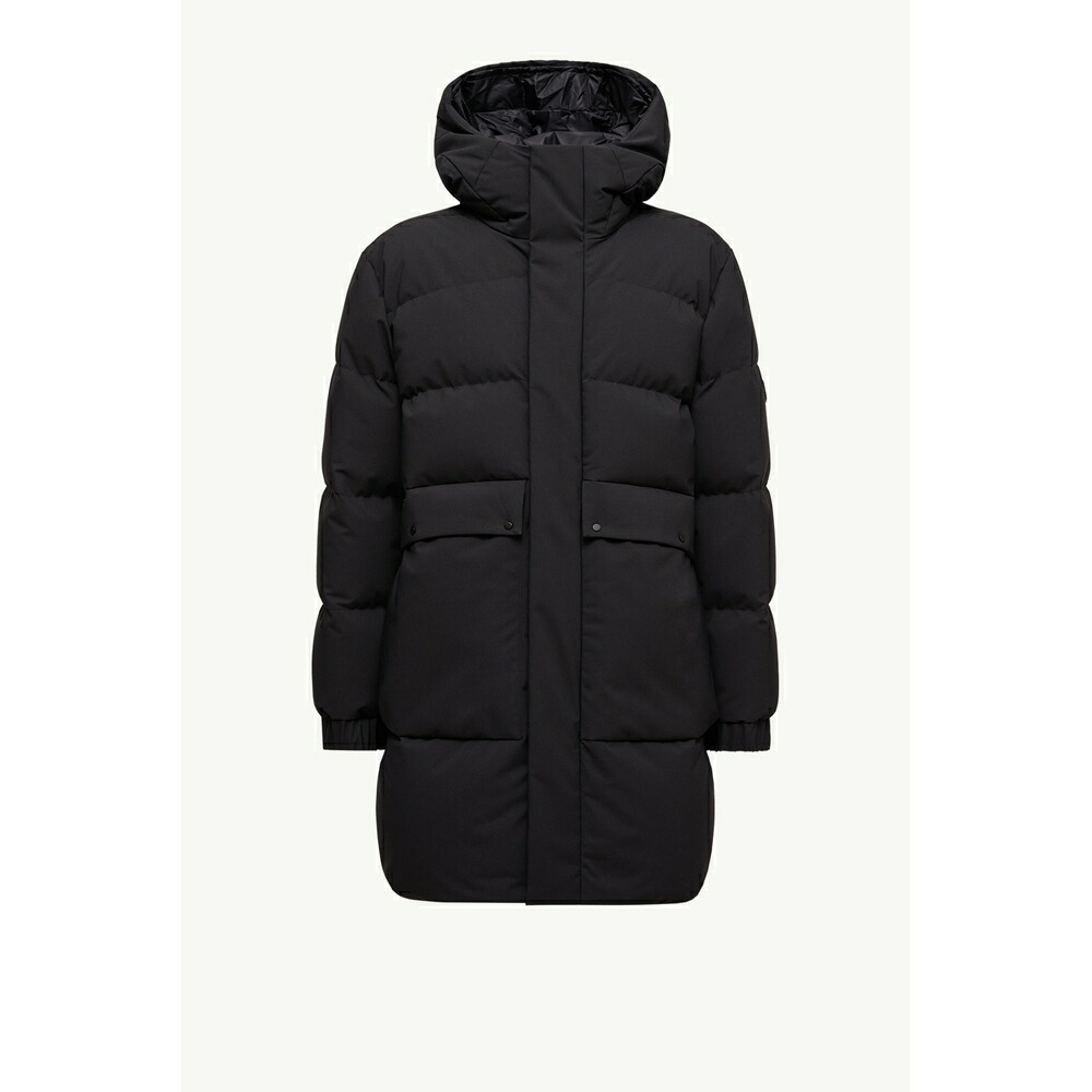 2025/26秋冬 MONCLER モンク線路 メンズAVIOTH LONG DOWN JACKET WITH HOOD落ちこむ上衣【Nero 】【貨物輸送無料】【置き目品】