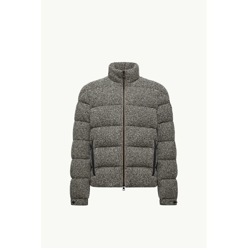 2025/26秋冬 MONCLER モンク線路 メンズAGDE SHORT DOWN JACKET IN WOOL BLEND落ちこむ上衣【Grigio 】【貨物輸送無料】【置き目品】