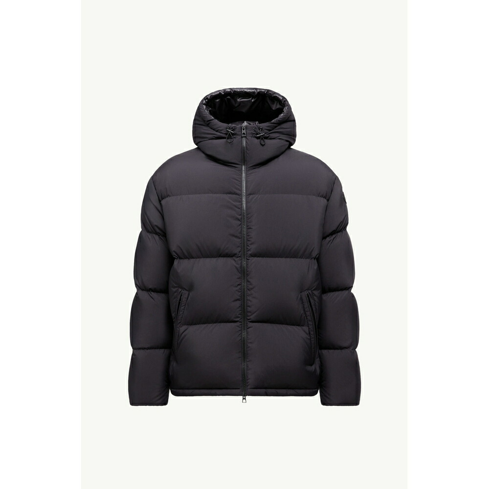 2025/26秋冬 MONCLER モンク軌跡 メンズMERIERA SHORT DOWN JACKET WITH HOOD落ち込む上衣【Nero 】【貨物輸送無料】【置き目品】