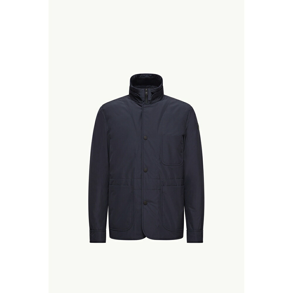 2025/26秋冬 MONCLER モンク軌跡 メンズBRIEUC PADDED SHIRT JACKET上衣【Blu Navy 】【貨物輸送無料】【置き目品】