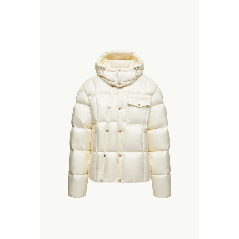 2025/26秋冬 MONCLER モンク軌跡 メンズSERFANTO SHORT DOWN JACKET WITH HOOD落ち込む上衣【Bianco Avorio 】【貨物輸送無料】【置き目品】
