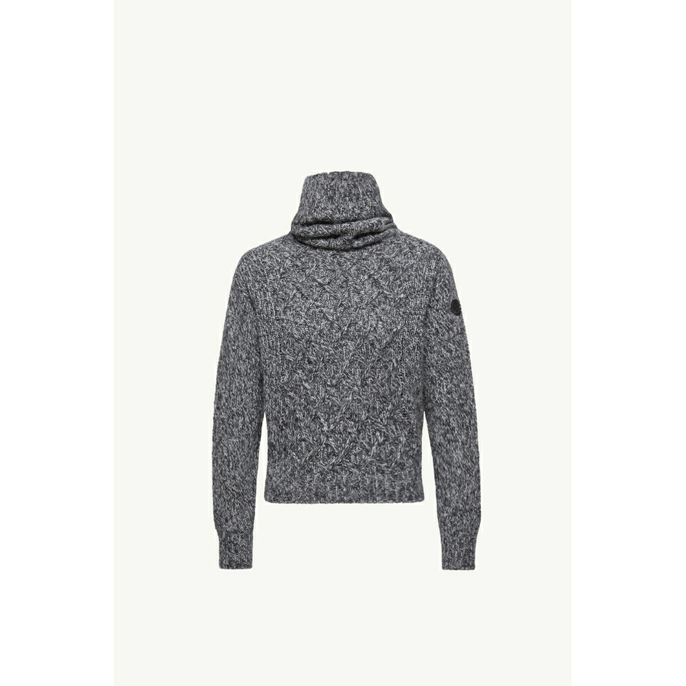 楽天市場】【MONCLER/モンクレール/COLLO ALTO TRICOT/ロゴ付き