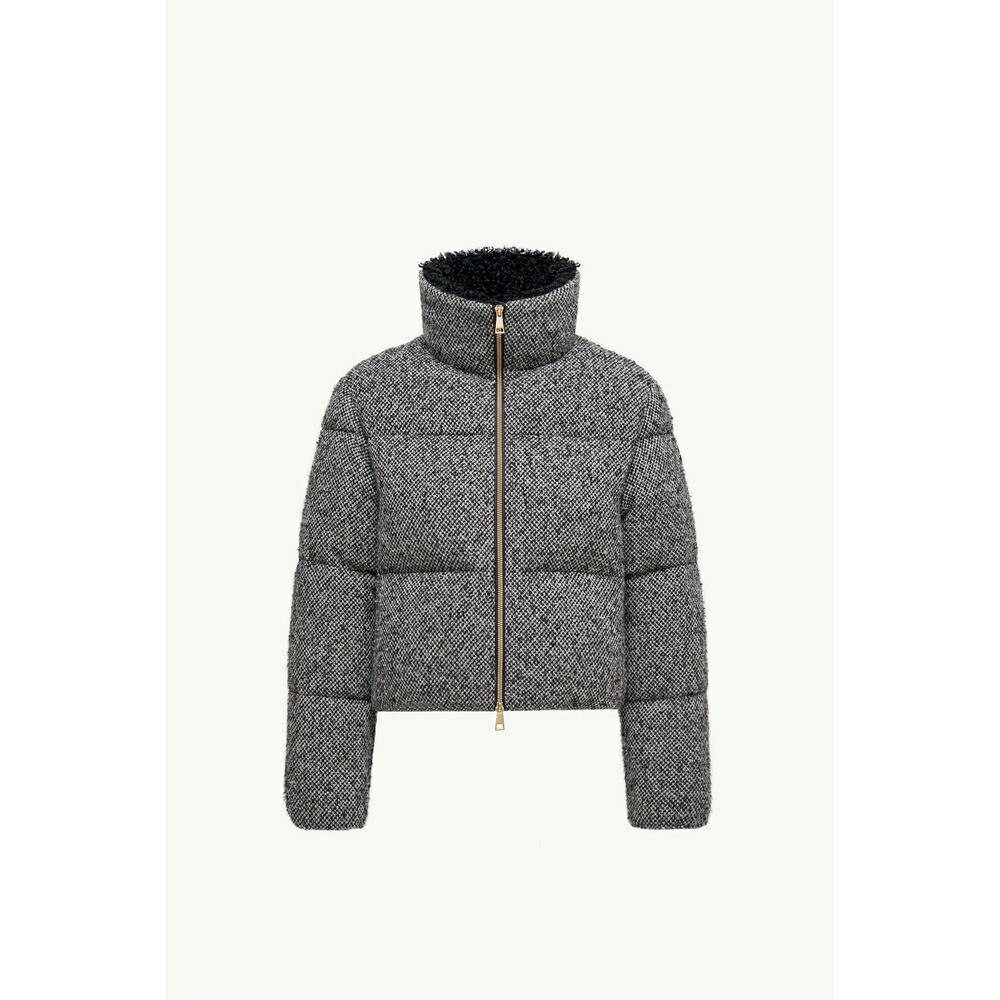 2025/26秋冬 MONCLER モンクレール レディースBREZESSE WOOL BOUCL? DOWN JACKETダウンジャケット【Grigio 】【送料無料】【正規品】