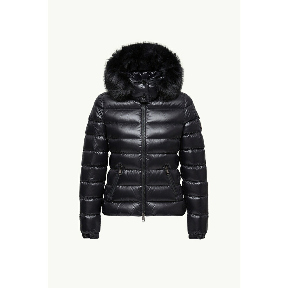 2025/26秋冬 MONCLER モンク軌跡 レディースBADYF SHORT DOWN JACKET WITH HOOD AND SYNTHETIC TRIM打ち倒す上衣【Nero 】【貨物輸送無料】【置き目品】 コート・ジャケット-レディースファッション