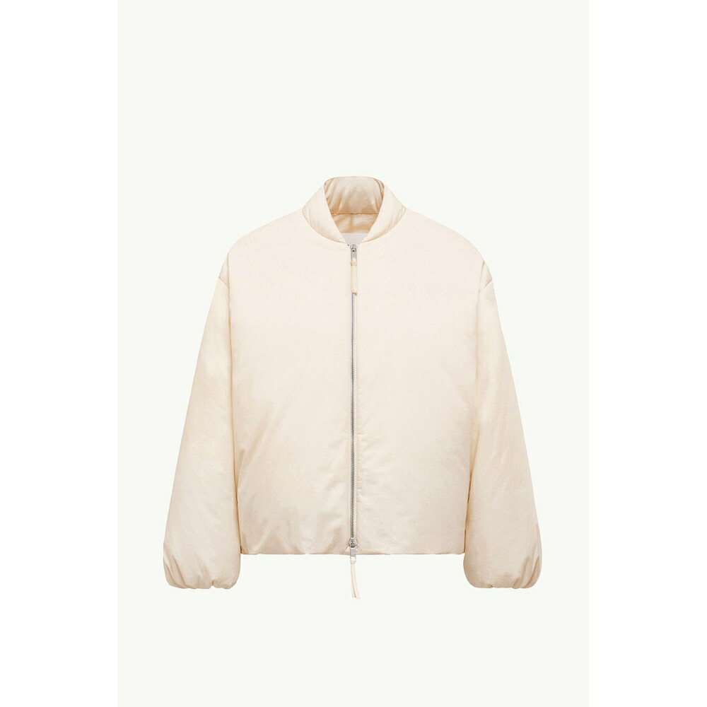 2025/26秋冬 MONCLER モンク軌跡 レディースBOMBER JACKET SODIUM + JIL SANDER上衣【Bianco Avorio 】【貨物輸送無料】【置き目品】