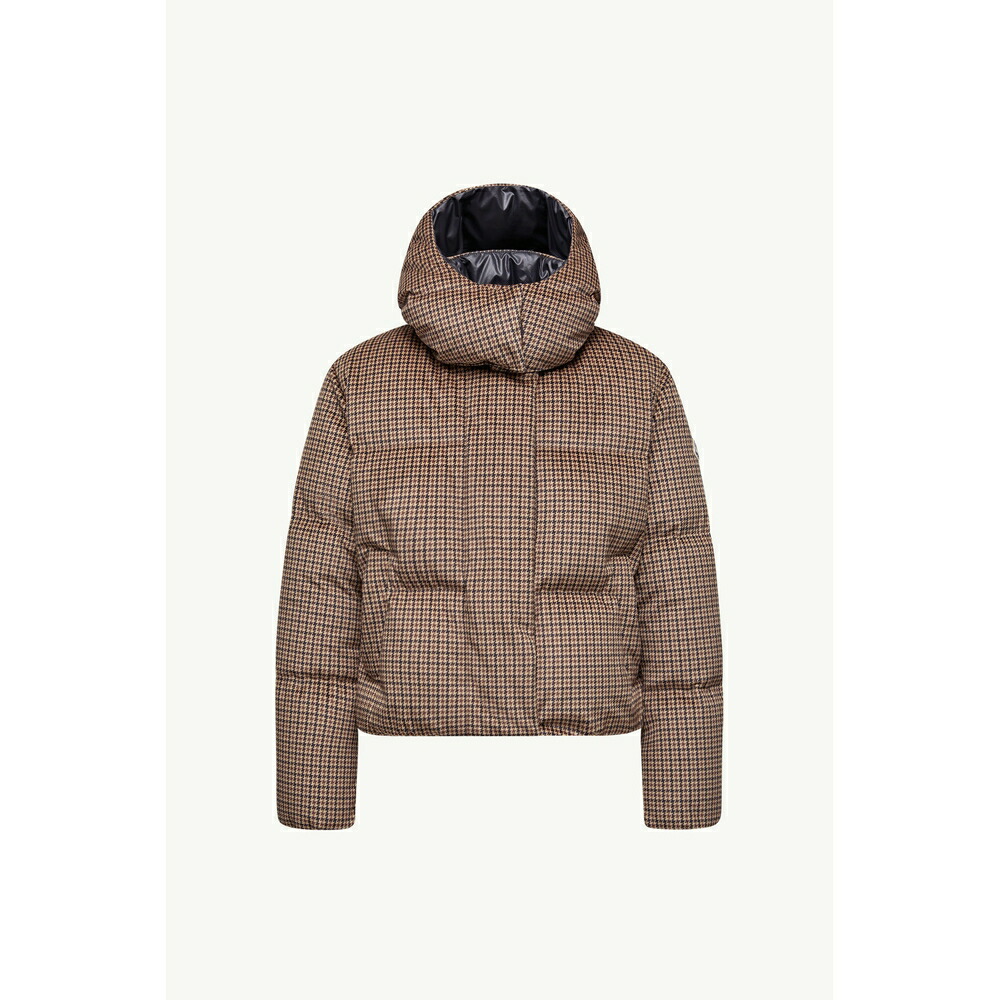 2025/26秋冬 MONCLER モンク軌跡 レディースQUIERZY SHORT DOWN JACKET WITH HOOD落ち込む上衣【Marrone 】【貨物輸送無料】【置き目品】