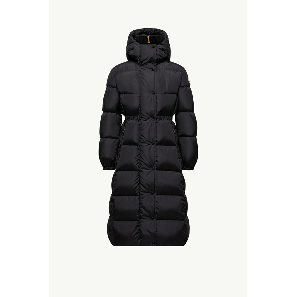 2025/26秋冬 MONCLER モンクレール レディースCHAMER LONG DOWN JACKET WITH HOODダウンジャケット【Nero 】【送料無料】【正規品】